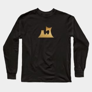 Aomori Prefecture Symbol in Gold Faux Long Sleeve T-Shirt